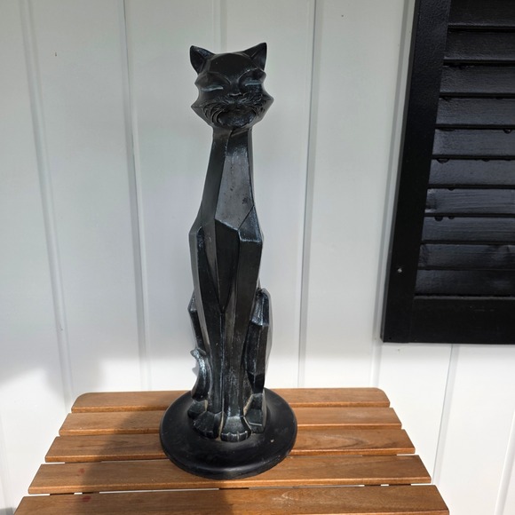 Other - Vtg universal statuary corp. siamese Cat Statue Tall 24" MCM Floor Decor feline